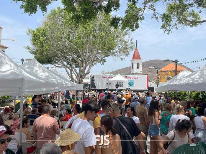 Celebración del Día del Vecino el pasado domingo en Lomo Magullo/Francisco Javier Santana.